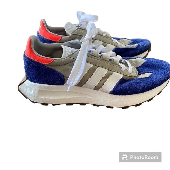 Adidas Originals Retropy E5 Feather Grey Victory Blue H05677 Men 7 - Picture 2 of 9